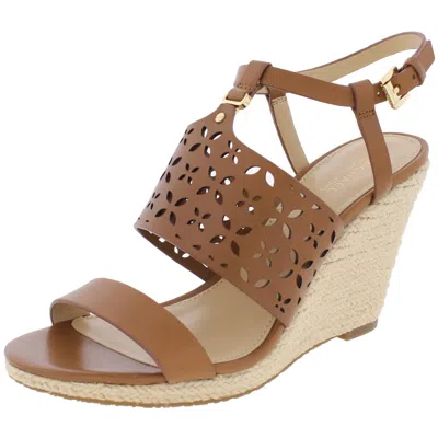 Michael Michael Kors Darci Womens Open Toe Cut-out Wedge Sandals