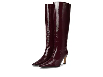 Michael Michael Kors Darrah Heeled Boots In Burgundy