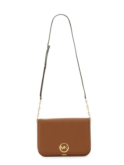 Michael Michael Kors Messenger Bag  Medium In Light Brown
