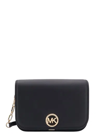 Michael Michael Kors Delancey Medium Messenger Bag In Nero