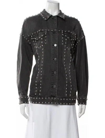 Pre-owned Michael Michael Kors Denim Jacket In Black