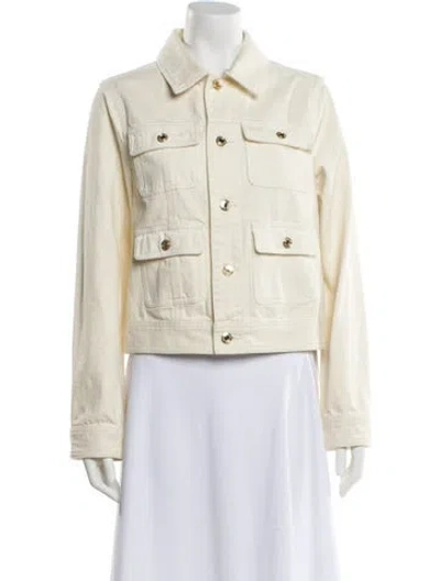 Pre-owned Michael Michael Kors Denim Jacket In Neutral