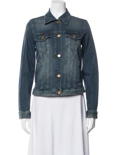 Pre-owned Michael Michael Kors Denim Jacket W/ Tags In Blue