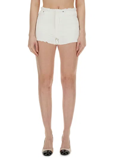 Michael Michael Kors Michael By Michael Kors Denim Shorts In White