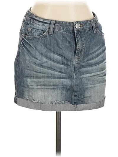 Pre-owned Michael Michael Kors Denim Skirt In Blue