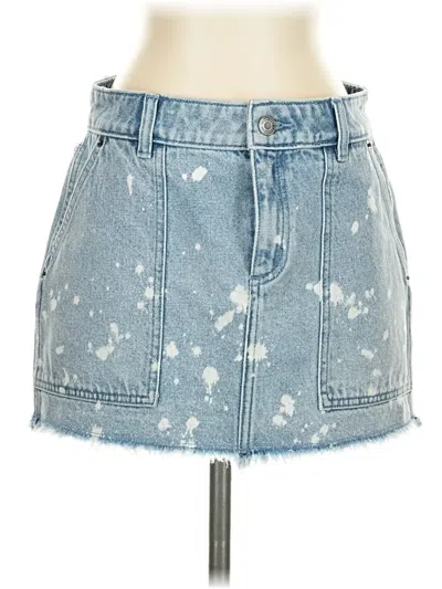Pre-owned Michael Michael Kors Denim Skirt In Blue