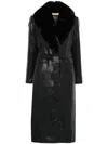 Michael Michael Kors Detachable-lapels Coat In Black