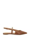 Michael Michael Kors Michael By Michael Kors Elegant Leather Flats For Women In Brown