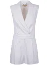 Michael Michael Kors Double Breast Tailored Romper By Michael Michael