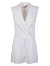 Michael Michael Kors Double Breast Tailored Romper By Michael Michael