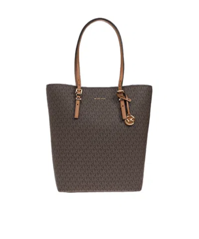 Michael Michael Kors Double Handle Shoulder Bag In Black