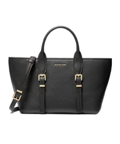 Michael Michael Kors Double Handle Shoulder Bag In Black
