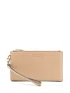 Michael Michael Kors Double Zip Wristlet In Neutral