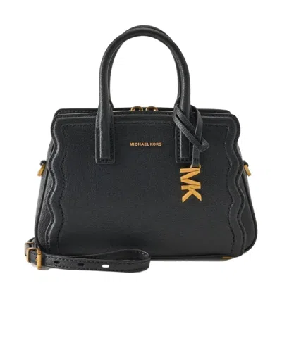 Michael Michael Kors Double-handled Shoulder Bag In Black