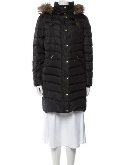 Pre-owned Michael Michael Kors Down Coat In Black