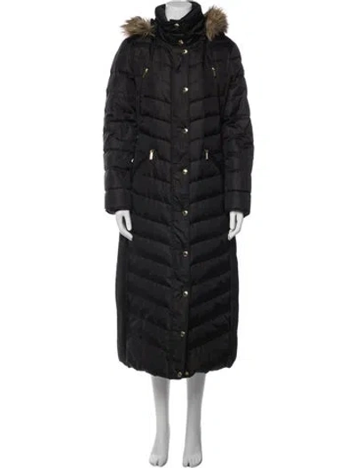 Pre-owned Michael Michael Kors Down Coat In Black
