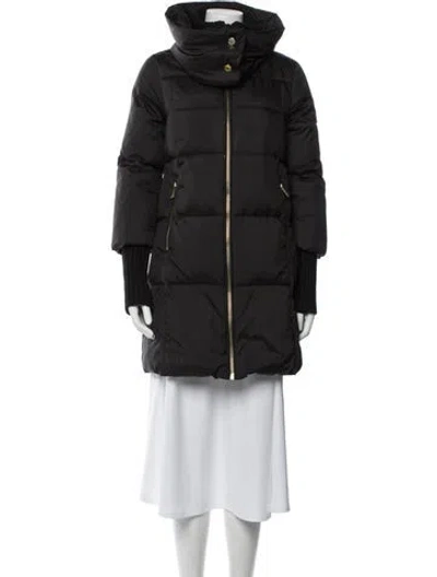 Pre-owned Michael Michael Kors Down Coat In Black