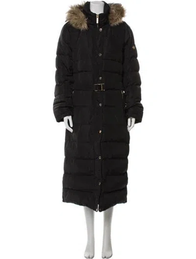 Pre-owned Michael Michael Kors Down Coat In Black