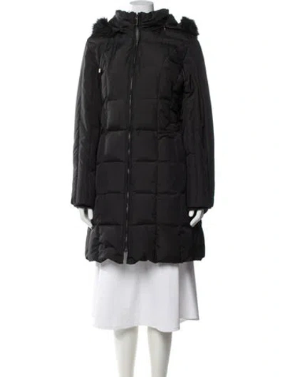 Pre-owned Michael Michael Kors Down Coat In Black