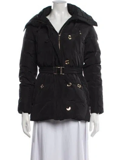 Pre-owned Michael Michael Kors Down Coat In Black