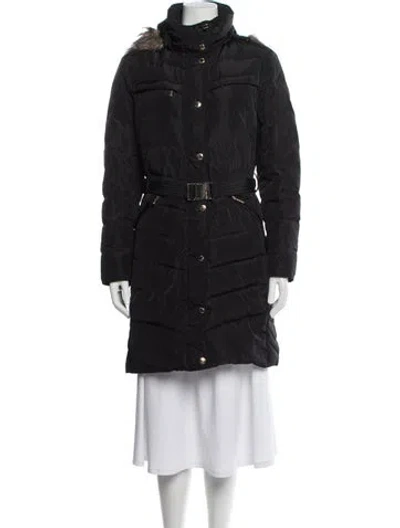 Pre-owned Michael Michael Kors Down Coat In Black
