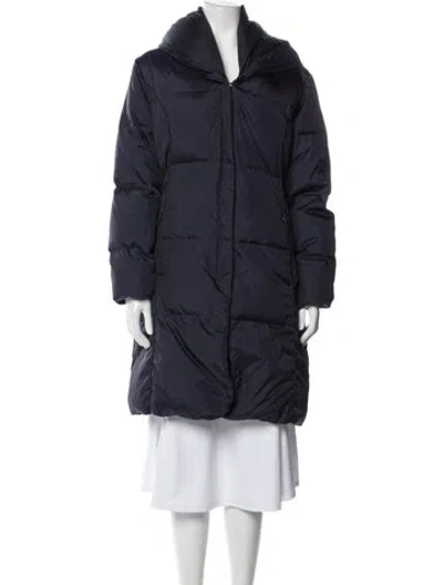 Pre-owned Michael Michael Kors Down Coat In Blue