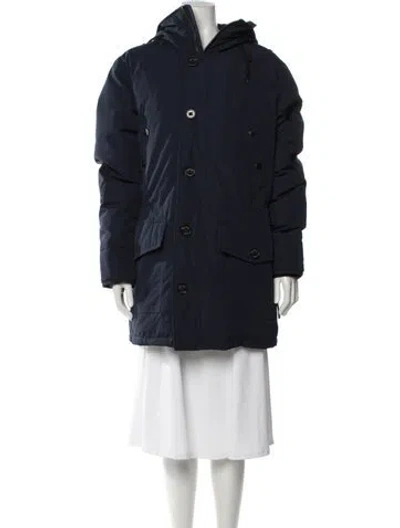Pre-owned Michael Michael Kors Down Coat In Blue