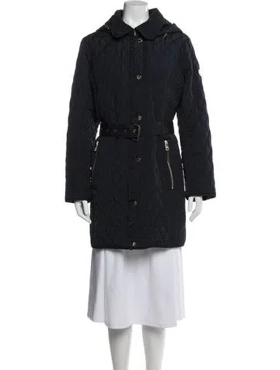 Pre-owned Michael Michael Kors Down Coat In Blue