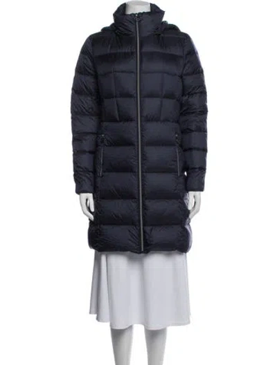 Pre-owned Michael Michael Kors Down Coat In Blue