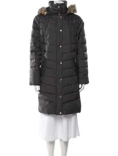 Pre-owned Michael Michael Kors Down Coat In Gray