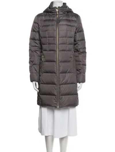 Pre-owned Michael Michael Kors Down Coat In Gray