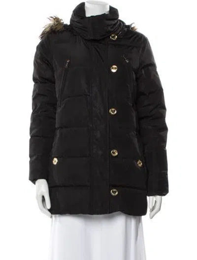 Pre-owned Michael Michael Kors Down Coat In Grey