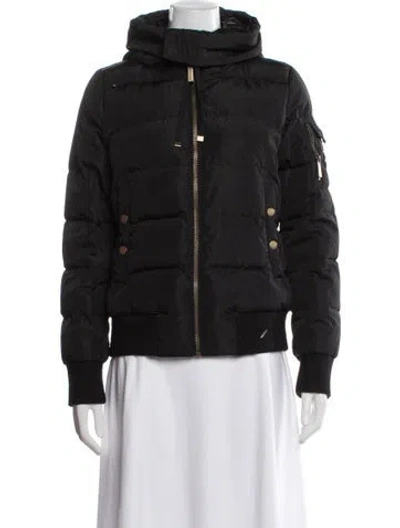 Pre-owned Michael Michael Kors Down Jacket In Black
