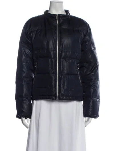 Pre-owned Michael Michael Kors Down Jacket In Blue