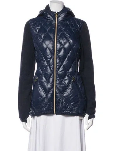 Pre-owned Michael Michael Kors Down Jacket In Blue