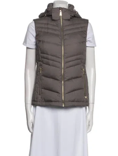 Pre-owned Michael Michael Kors Down Jacket In Gray
