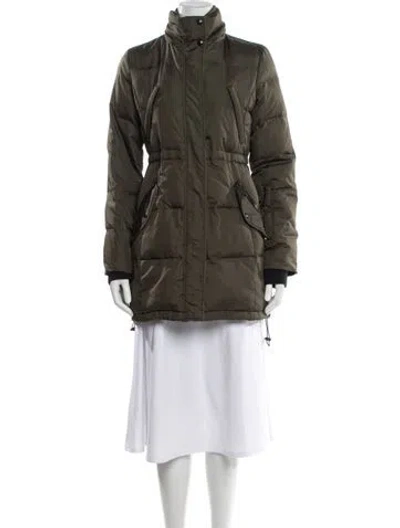 Pre-owned Michael Michael Kors Down Jacket In Green