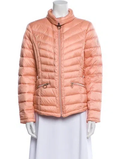 Pre-owned Michael Michael Kors Down Jacket In Pink