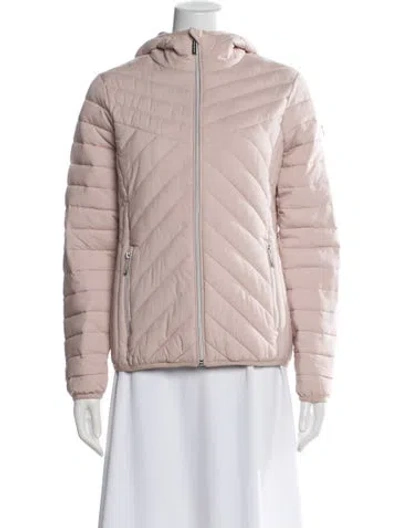 Pre-owned Michael Michael Kors Down Jacket In Pink