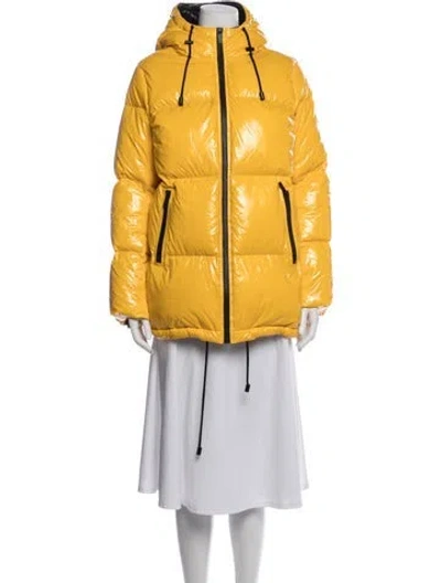 Pre-owned Michael Michael Kors Down Jacket In Yellow