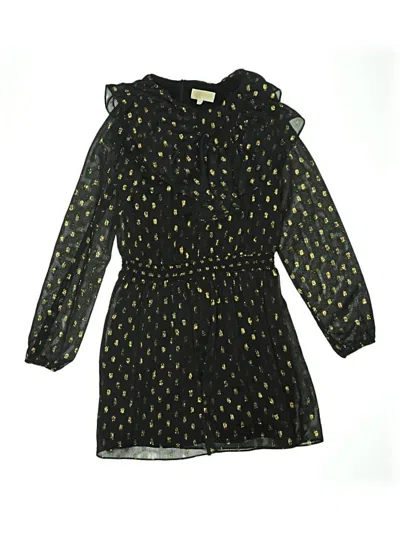 Pre-owned Michael Michael Kors Kids' Dress In Black