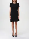 Michael Michael Kors Smocked Mini Dress In Schwarz