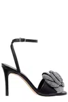 Shop Michael Michael Kors Elodie Embellished Sandals In Black