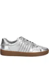 Michael Michael Kors Embellished Sneakers In Gray