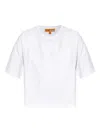Michael Michael Kors Embroidered-logo T-shirt In White