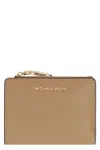 Michael Michael Kors Empire Grainy Leather Wallet In Turtledove