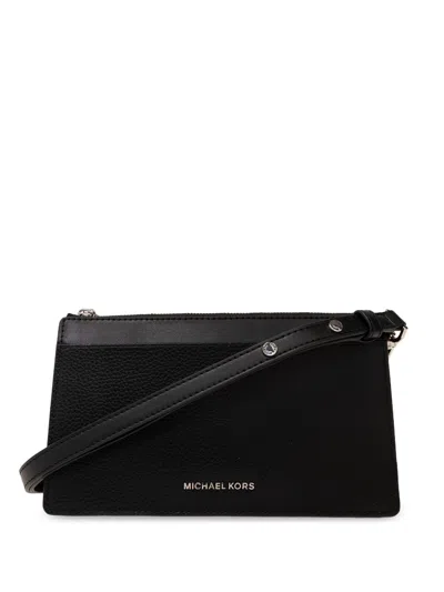 Michael Michael Kors Empire Leather Shoulder Bag In Black