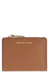 Michael Michael Kors Leather Wallet In Brown