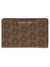 MICHAEL MICHAEL KORS EMPIRE LOGO WALLET