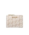 Michael Michael Kors Empire Logo Wallet In Nude